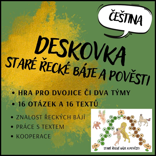 Deskovka - Staré řecké báje a pověsti