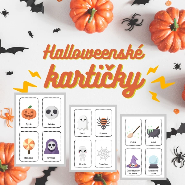 Halloweenské kartičky 