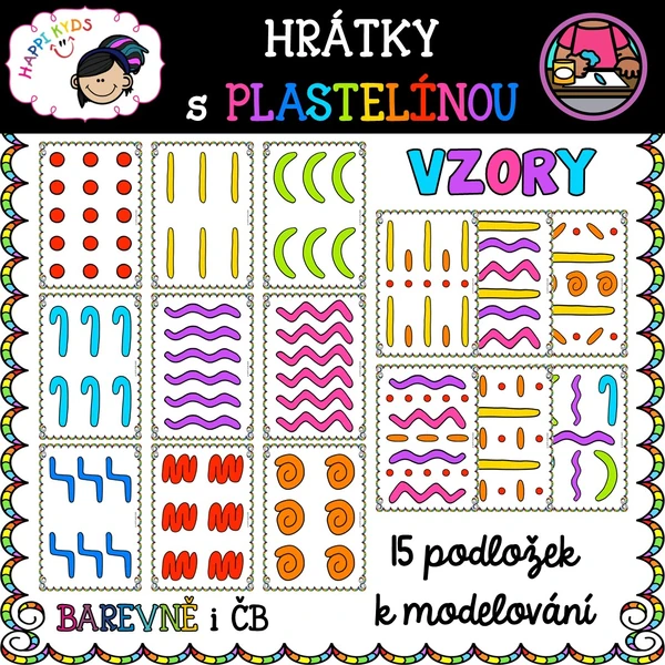 Hrátky s plastelínou - VZORY