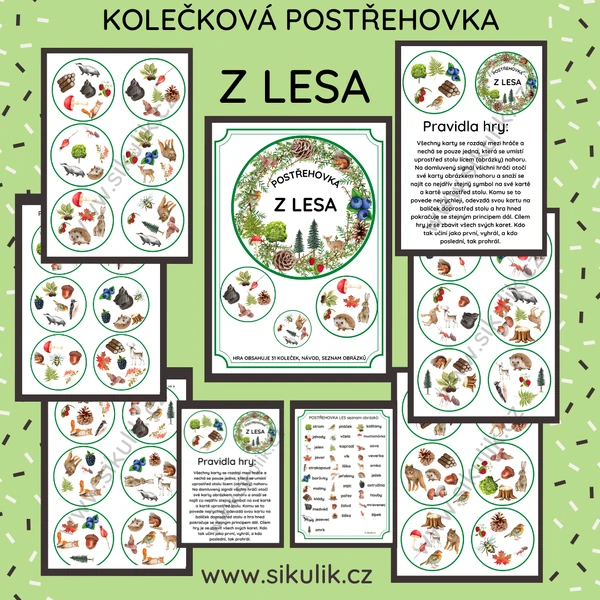 KOLEČKOVÁ POSTŘEHOVKA Z LESA