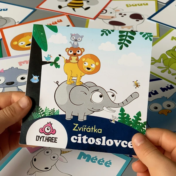 Kartičky - Citoslovce - Jak dělají zvířátka