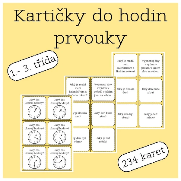 Opakovací karty do prvouky