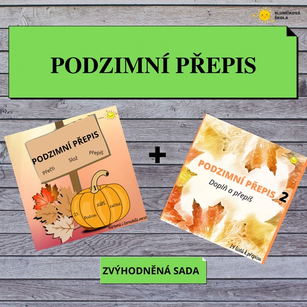 PODZIMNÍ PŘEPIS - zvýhodněná sada