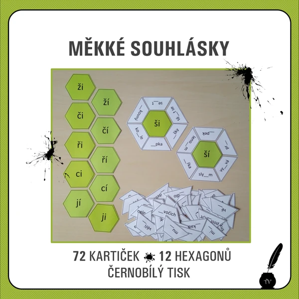 Měkké souhlásky - hexagony