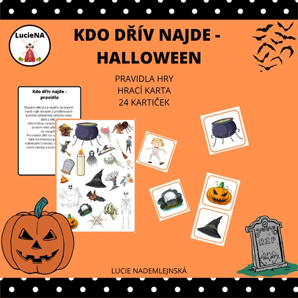 KDO DŘÍV NAJDE - HALLOWEEN