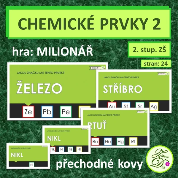 Chemické prvky 2 - milionář