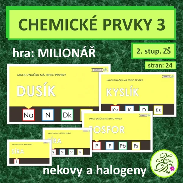 Chemické prvky 3 - milionář
