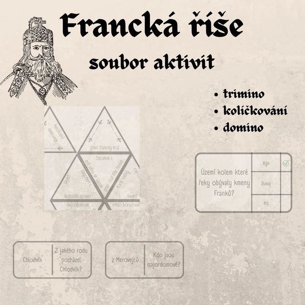 Francká říše - soubor aktivit