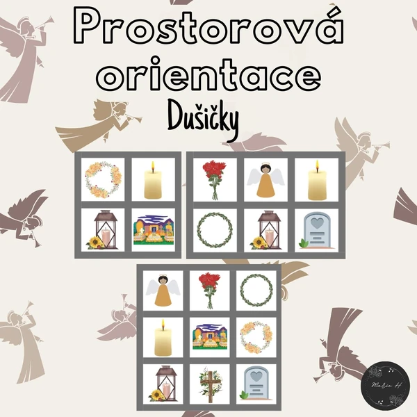Dušičky, prostorová orientace