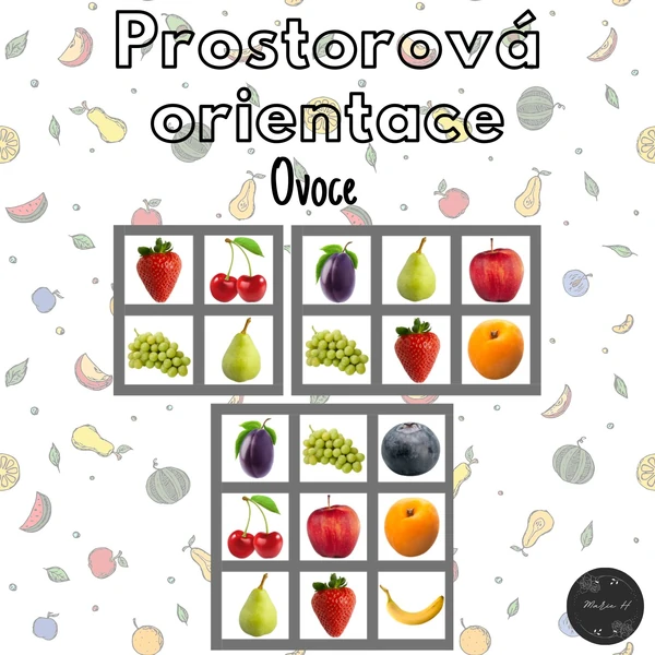 Ovoce, prostorová orientace