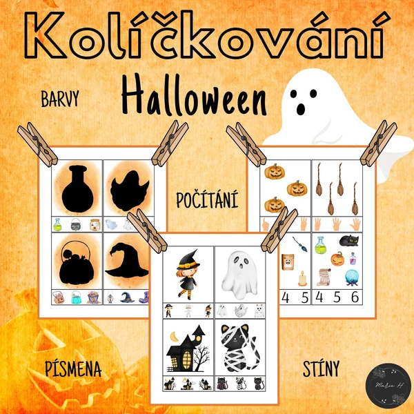Halloween, kolíčkování