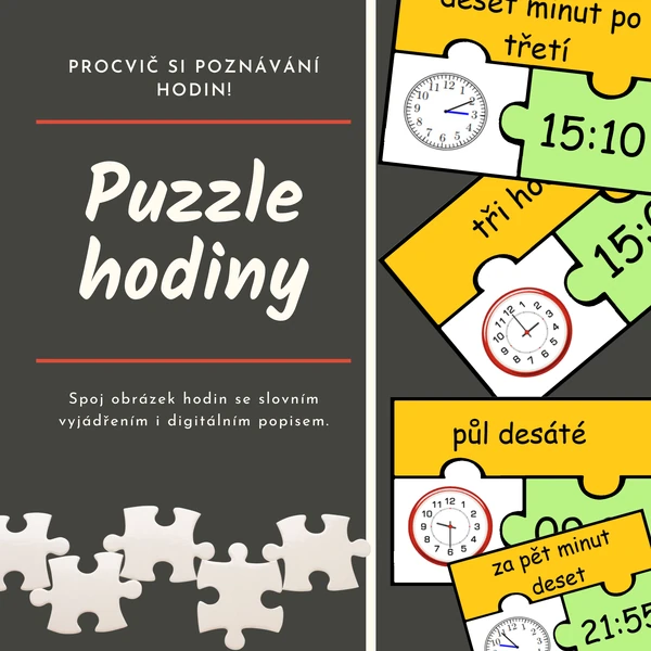 Puzzle - hodiny