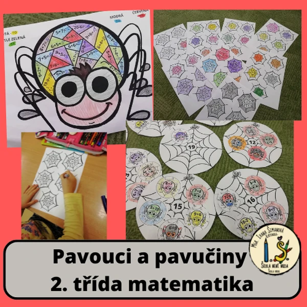 Pavouci a pavučiny 2. třída matematika