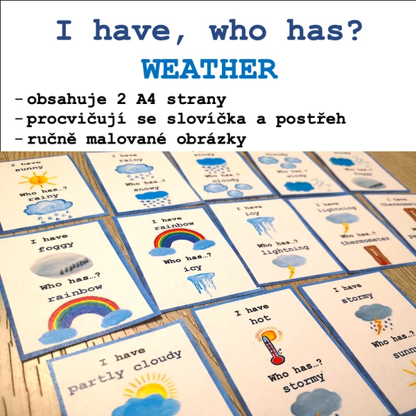 I have, who has? Weather