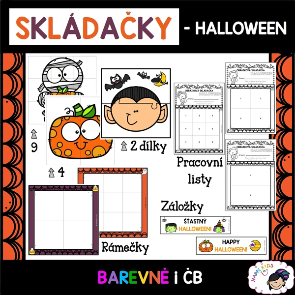 Obrázkové skládačky - HALLOWEEN