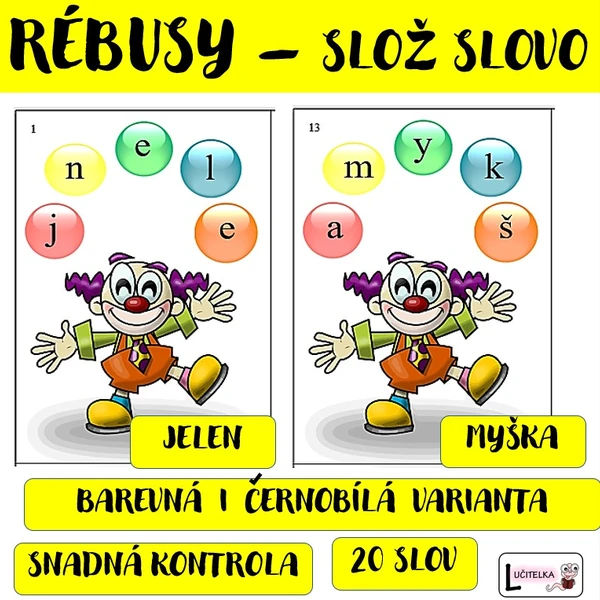 Rébusy - slož slovo