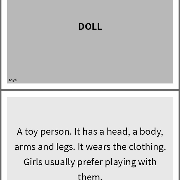 ENG - GUESS THE WORD / TOYS (hádej slovo podle popisu)