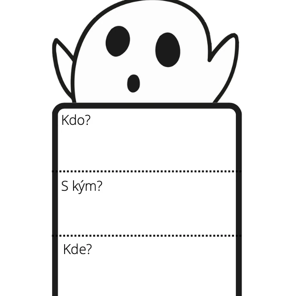 Halloweenské tvoření příběhů