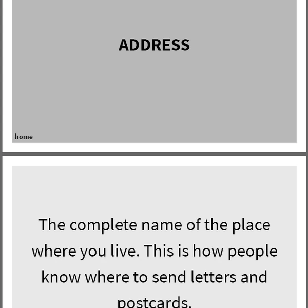 ENG - GUESS THE WORD / HOME (hádej slovo podle popisu)