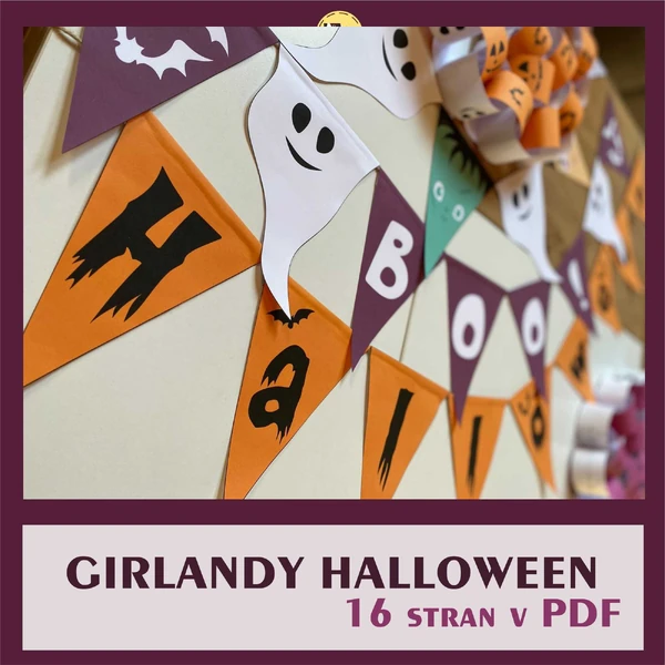 HALLOWEEN – girlandy a řetězy