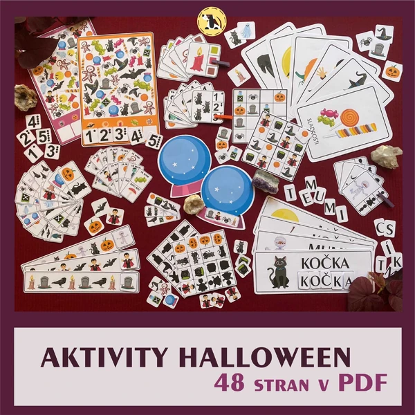 HALLOWEEN - aktivity a demonstrační obrázky