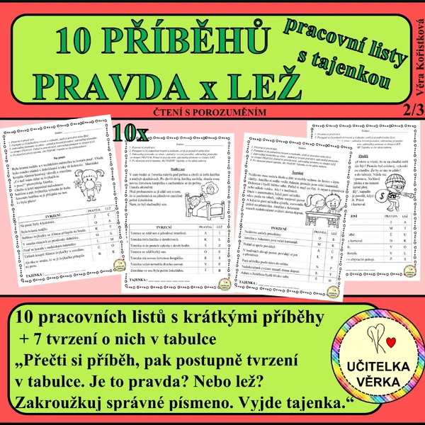 10 PŘÍBĚHŮ – PRAVDA x LEŽ s tajenkou