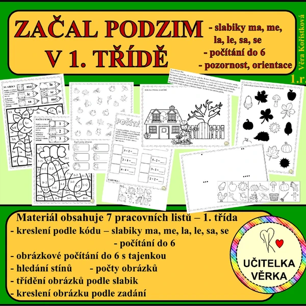 ZAČAL PODZIM – V 1. TŘÍDĚ