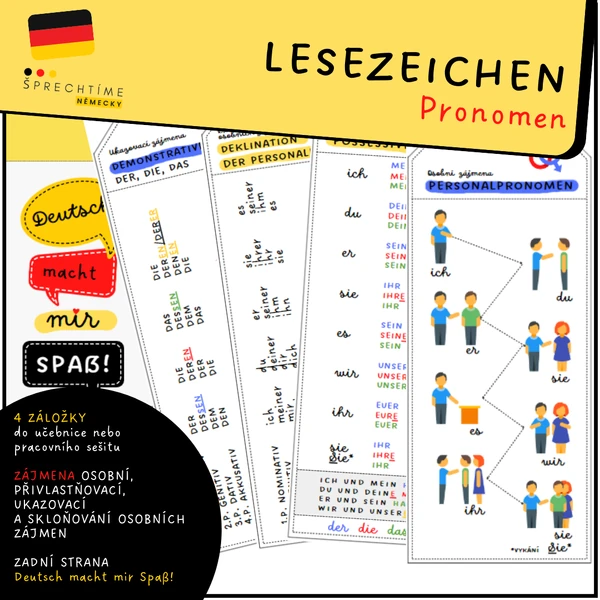Lesezeichen PRONOMEN