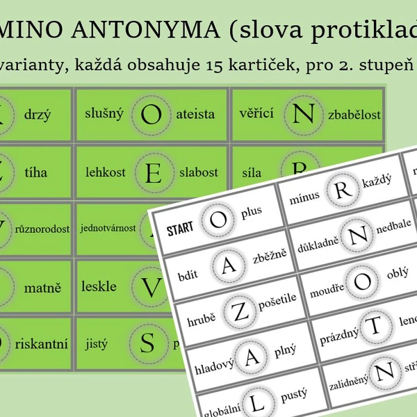 Domino - antonyma