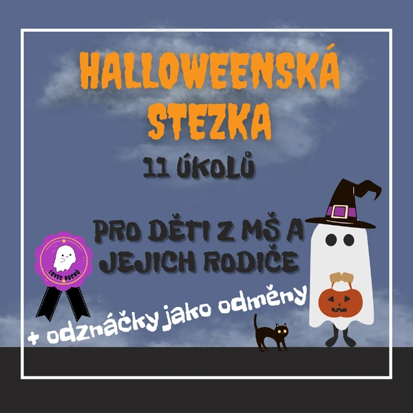 Halloweenská stezka MŠ + odměny