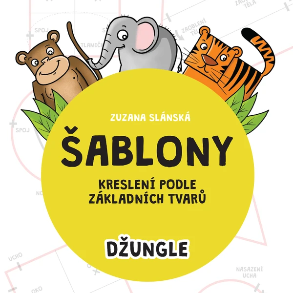 Šablony - kreslení podle základních tvarů (JUNGLE)