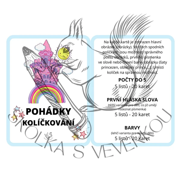 POHÁDKY - kolíčkování