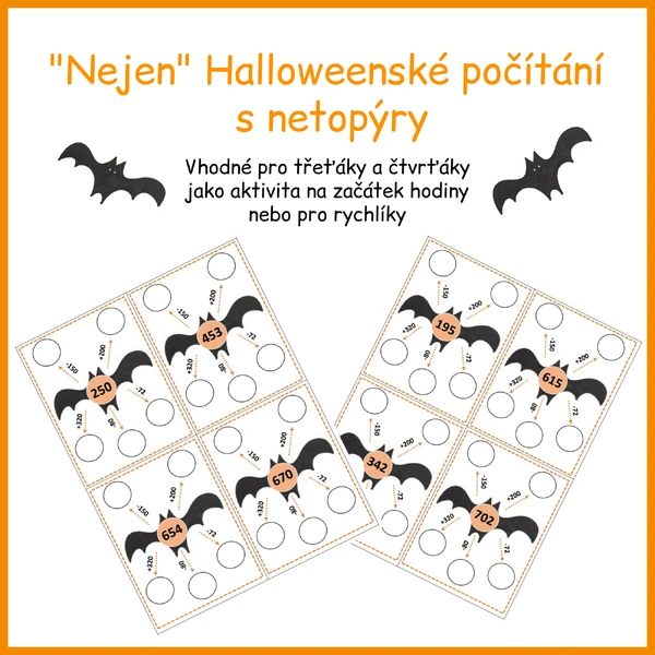 (Nejen) Halloweenské počítání do 1000