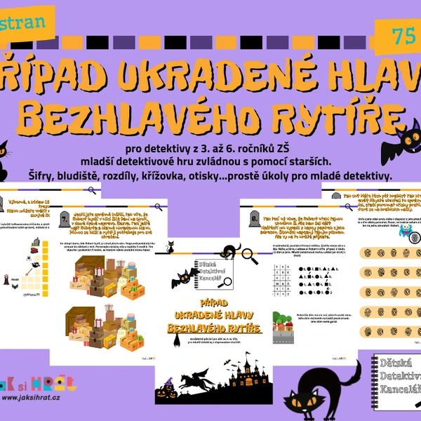 Halloweenská detektivka - Případ ukradené hlavy Bezhlavého rytíře