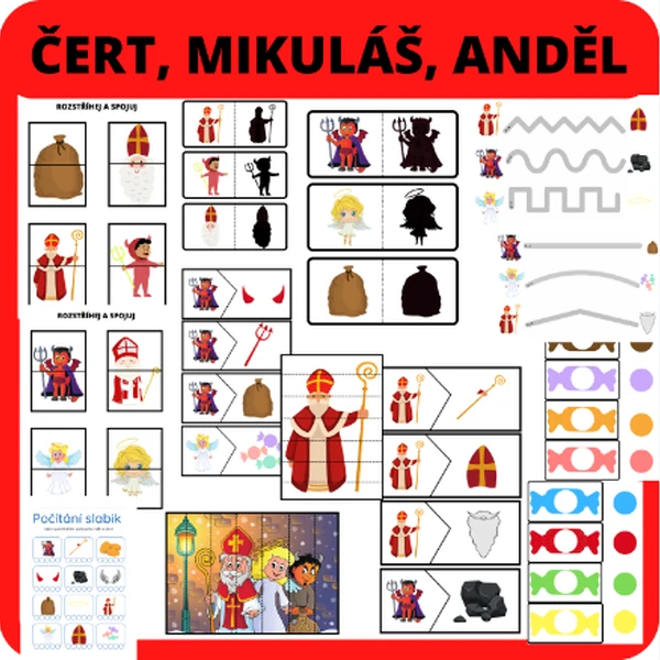 ČERT, MIKULÁŠ, ANDĚL
