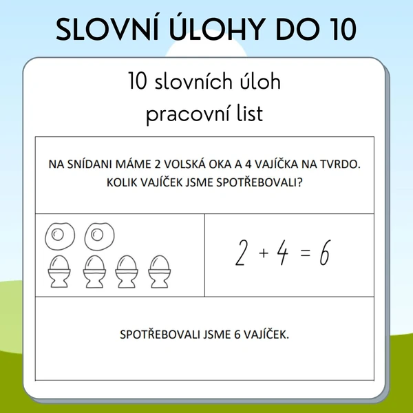 Slovní úlohy do 10