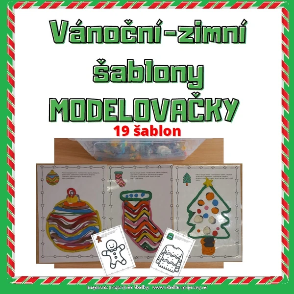Šablony - MODELOVAČKY (vánoční - zimní)