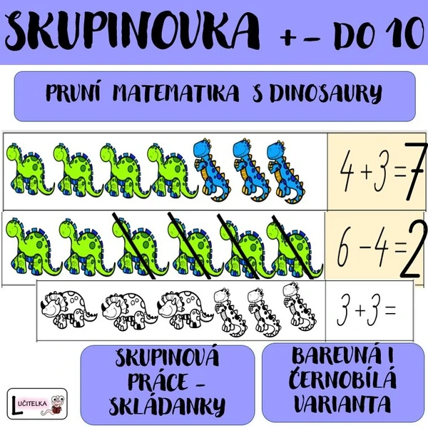 První matematika s dinosaury