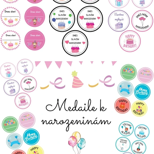 Medaile k narozeninám 