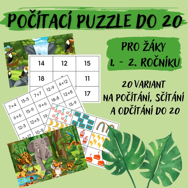 Počítací puzzle do 20