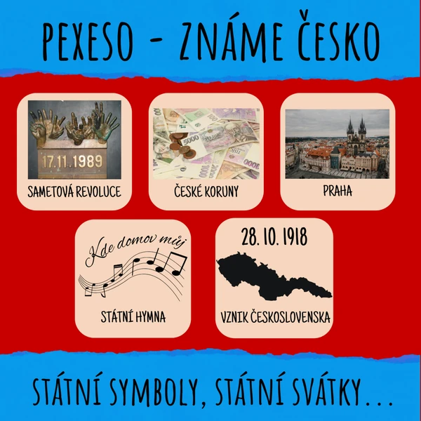 PEXESO - známe Česko