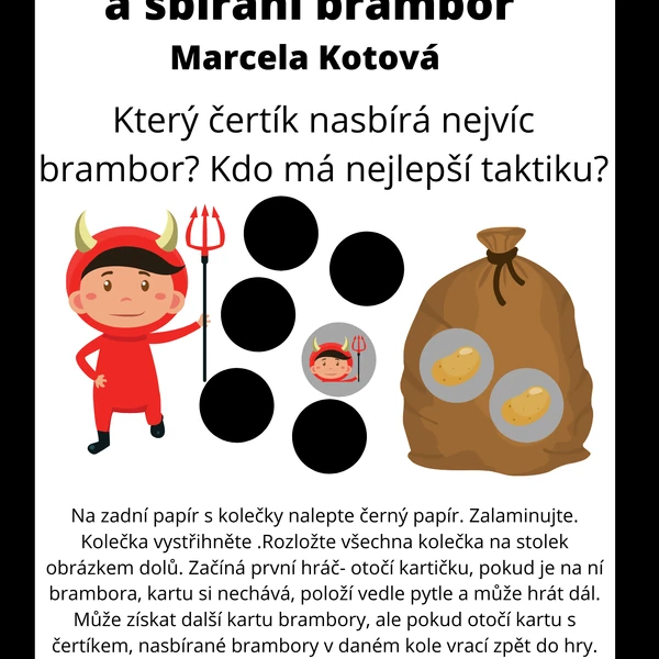 Čertíci a sbírání brambor