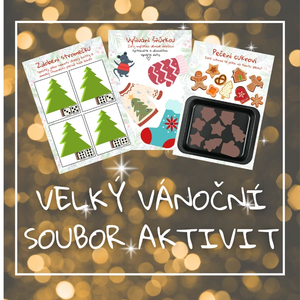 Velký vánoční soubor aktivit pro MŠ (Adventní kalendář)