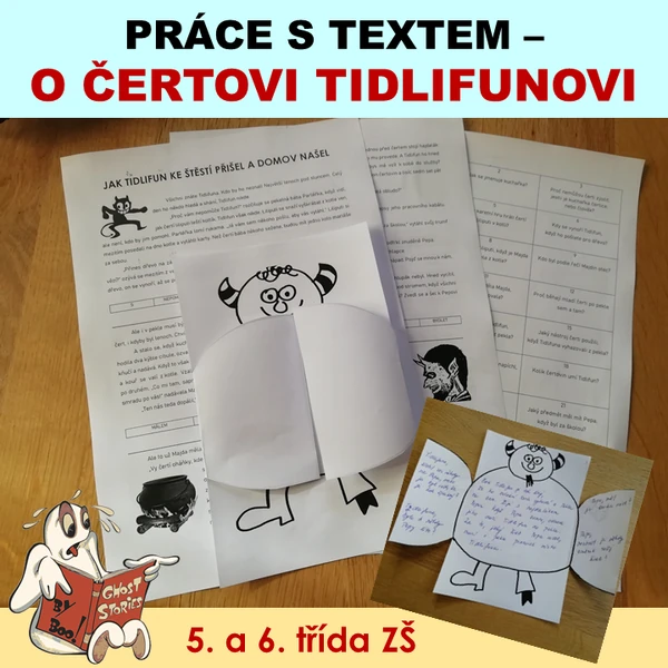Práce s textem - Čert Tidlifun