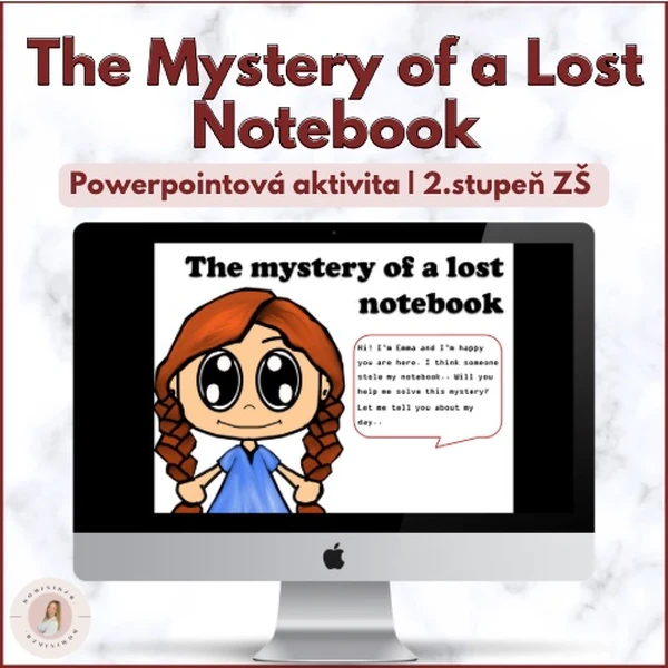 The Mystery of a Lost Notebook | Powerpointová aktivita | 2.stupeň ZŠ