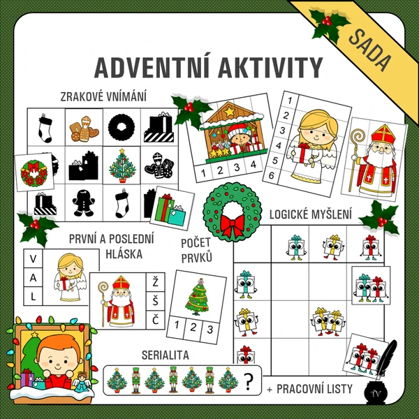 Adventní aktivity - sada