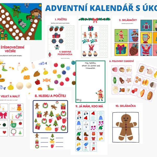 Adventní kalendář s úkoly 