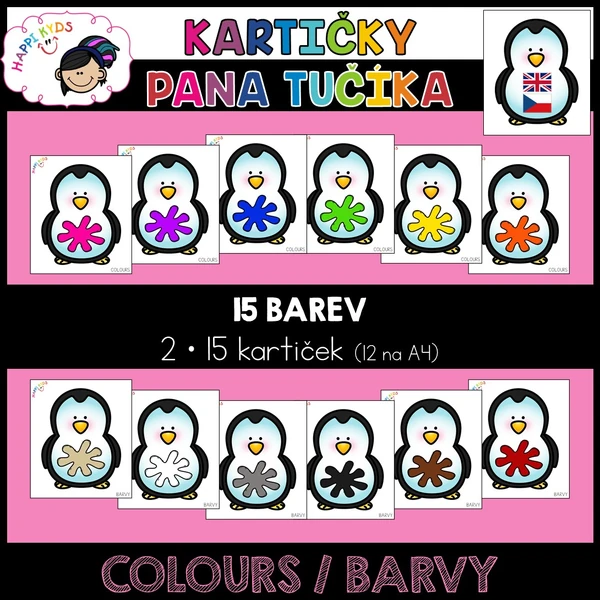 Kartičky pana Tučíka - COLOURS/BARVY