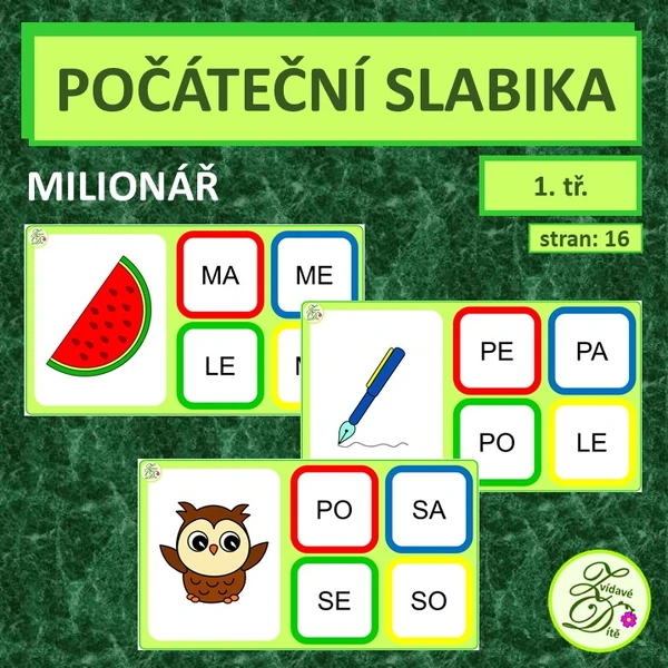 Počáteční slabika - milionář
