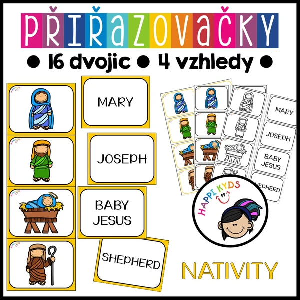 Přiřazovačky - NATIVITY